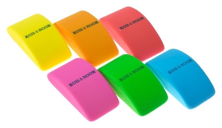 

Набор 6шт ластик K-i-n синтетика Tremoplastic 6225/18*6 цветов (2628901)