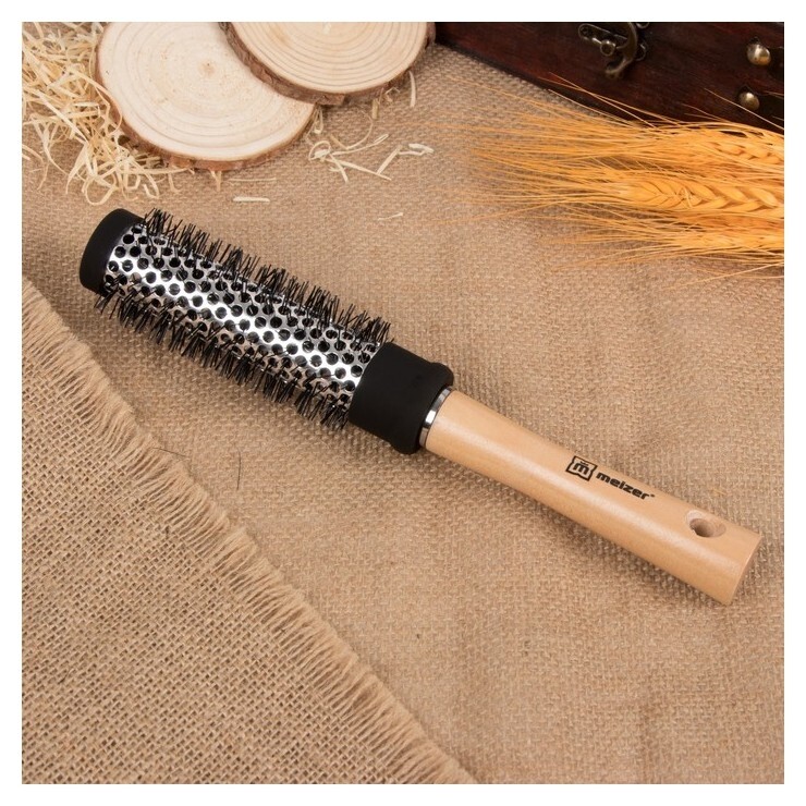 Термобрашинг, D = 4 см, цвет светлое дерево Meizer