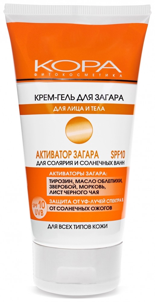 

Крем-гель для загара лица и тела SPF 10