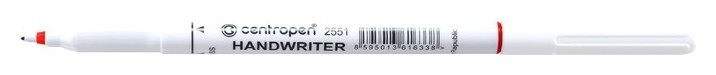 

Ручка капиллярная Centropen 2551 0,5 мм красная "Handwriter", трехгранная