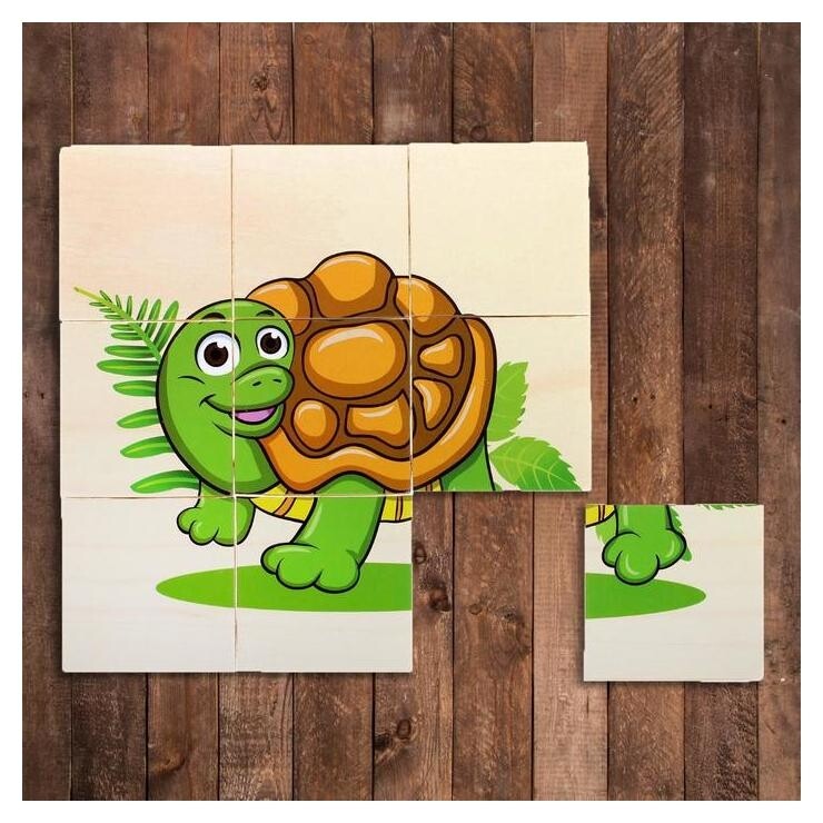 Пазл малый "Животные", виды  