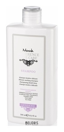 Шампунь успокаивающий для чувствительной кожи головы Ph 5,2 Leniderm Shampoo Nook DIFFERENCE HAIR CARE