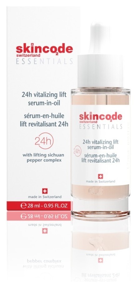 Сыворотка в масле для лица ревитализирующая подтягивающая 24 часа Skincode  Essentials
