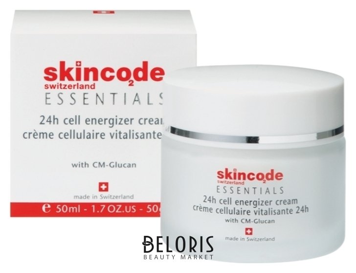 Крем для лица энергетический клеточный 24 часа Skincode  Essentials