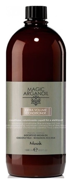 Кондиционер для придания объема тонким и наэлектризованным волосам Magic arganoil Extra Volume Latte Condtioner  (Объем 1000 мл)