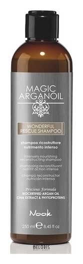 Шампунь Реконструирующий интенсивно-питательный Magic arganoil Wonderful Rescue Shampoo Nook Magic Аrganoil Wonderful