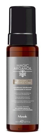 Пенка-мусс для волос реструктурирующая и ревитализирующая Wonderful Recharge Foam Nook Magic Arganoil