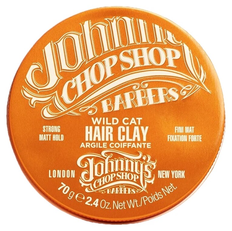 Матирующая глина для волос мужская Wild Cat Hair Sculpting Clay Johnnys Chop Shop