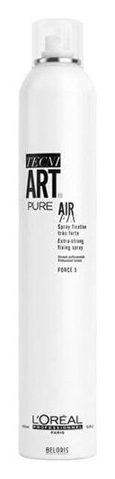 Спрей для волос моментальной фиксации с защитой от влаги и УФ-лучей без запаха Air Fix Pure L'oreal Professionnel Tecni.Art