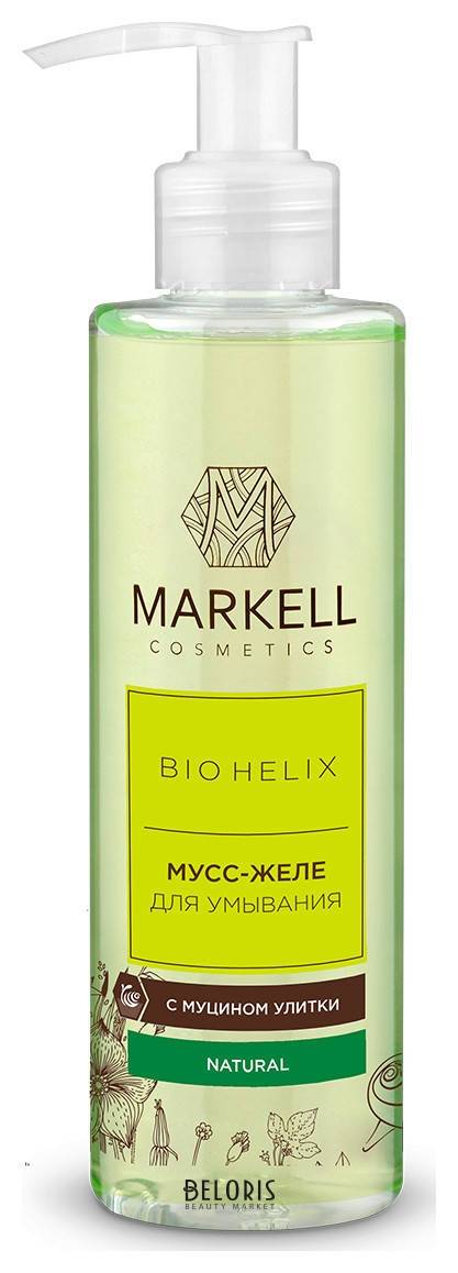 Мусс-желе для умывания с муцином Улитки Markell Bio-Helix