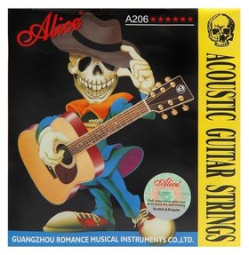 Комплект струн для акустической гитары Alice A206-sl Super Light Alice