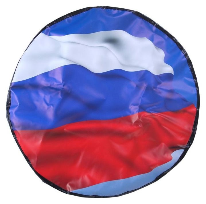 Чехол запаски, размер R 15, флаг россии большой