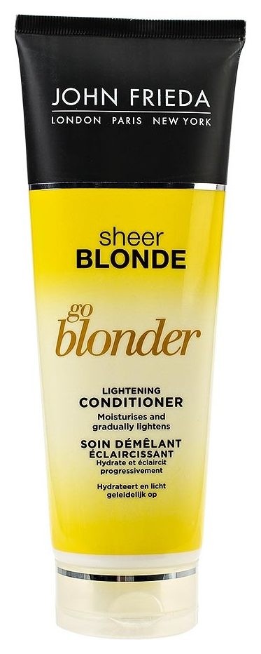 Кондиционер осветляющий для натуральных и окрашенных волос Sheer Blonde Go Blonder John Frieda
