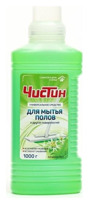 Средство для мытья полов с антибактериальным эффектом Алтайские луга  Чистин