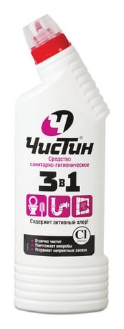 Средство чистящее Санитарно-гигиеническое 3 в 1  Чистин