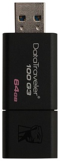 Флеш-диск 64GB KINGSTON DataTraveler Exodia, разъем USB 3.2, черный/бирюзовый, DTX/64GB Kingston