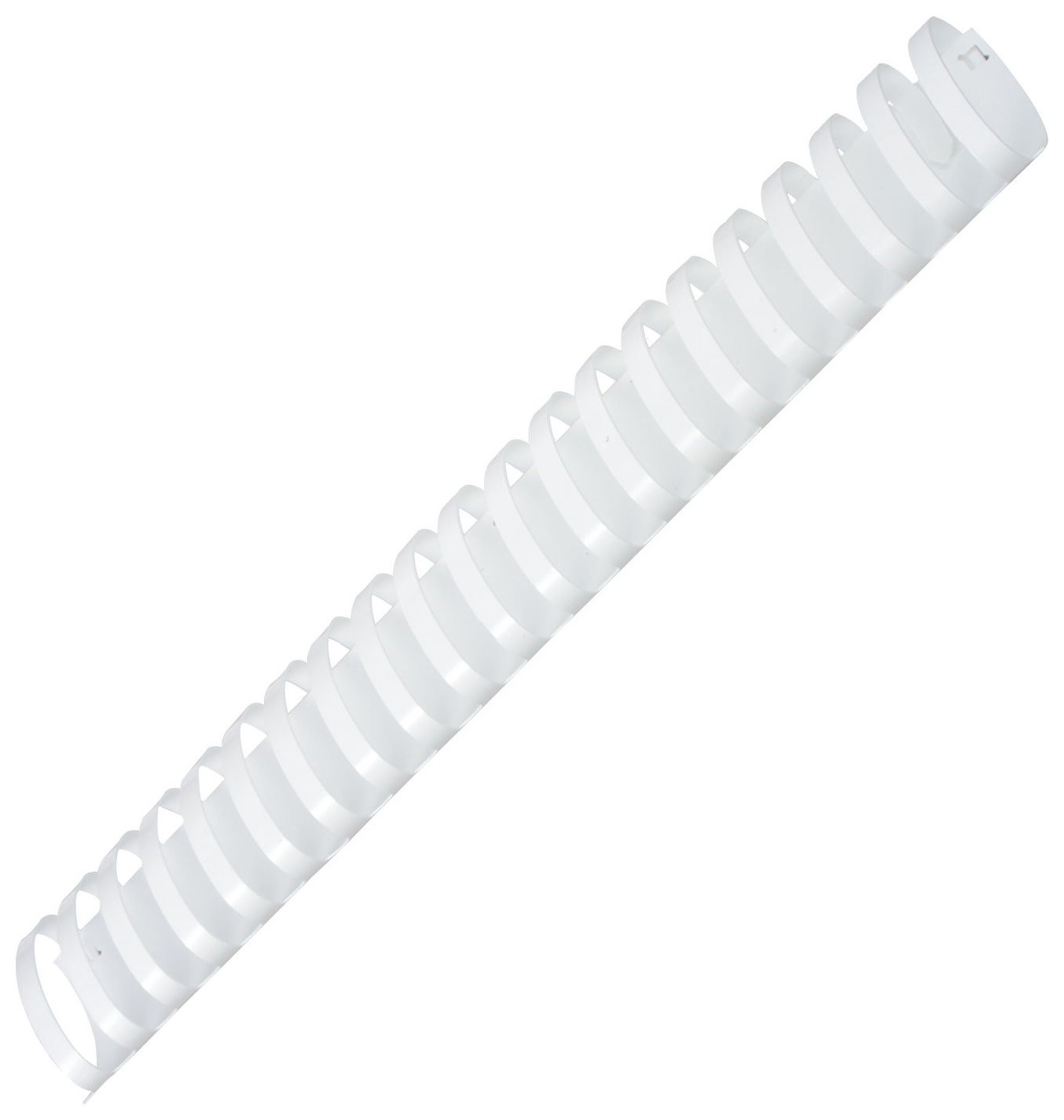 Пружины пластиковые для переплета, комплект 50 шт., 51 мм (Для сшивания 411-450 л.), белые, офисмаг, 531466