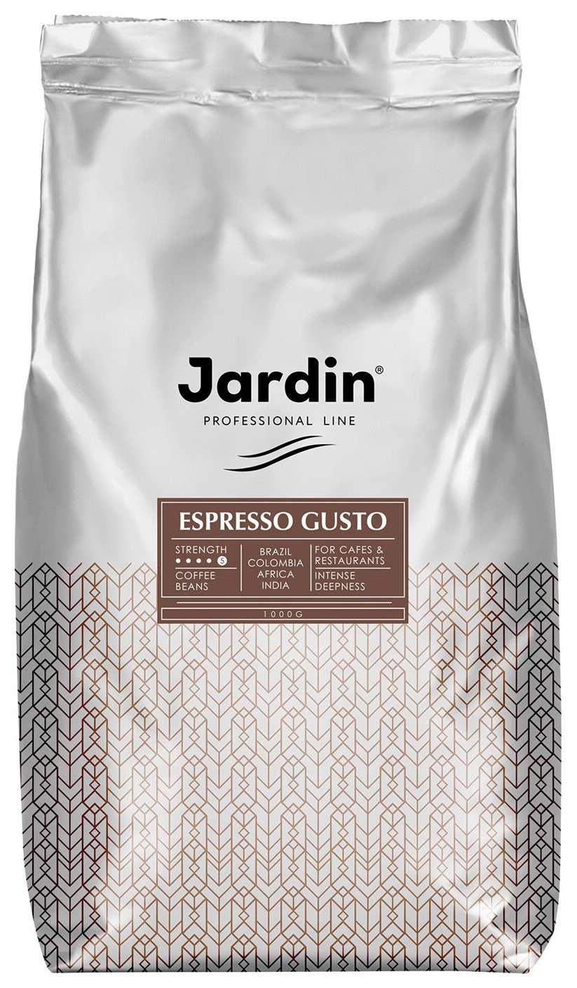 Кофе в зернах Jardin (Жардин) "Espresso Gusto", натуральный, 1000 г, вакуумная упаковка, 0934-08  Jardin
