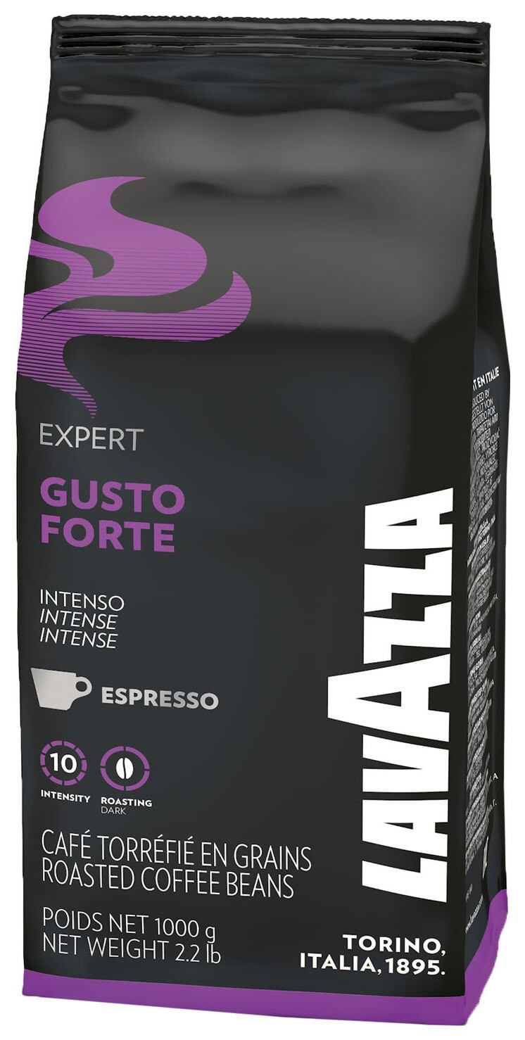 Кофе в зернах Lavazza "Gusto Forte Expert", 1000 г, вакуумная упаковка, 2868  Lavazza