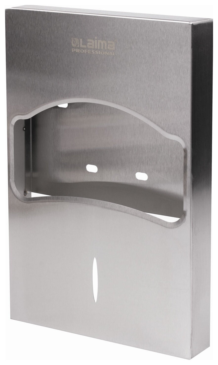 Диспенсер для покрытий на унитаз Laima Professional Inox, 1/4 сложения, нержавеющая сталь, матовый, 605704  Лайма