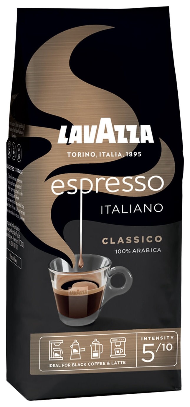 Кофе в зернах Lavazza "Espresso Italiano Classico", 250 г, вакуумная упаковка, 1886  Lavazza