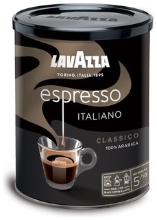 Кофе молотый Lavazza "Espresso Italiano Classico", 250 г, жестяная банка, 1887 Lavazza