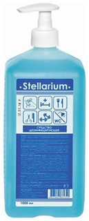 Антисептик кожный дезинфицирующий спиртосодержащий (75%) с дозатором 1 л Stellarium (стеллариум), готовый раствор, 1000-ст Sanitelle