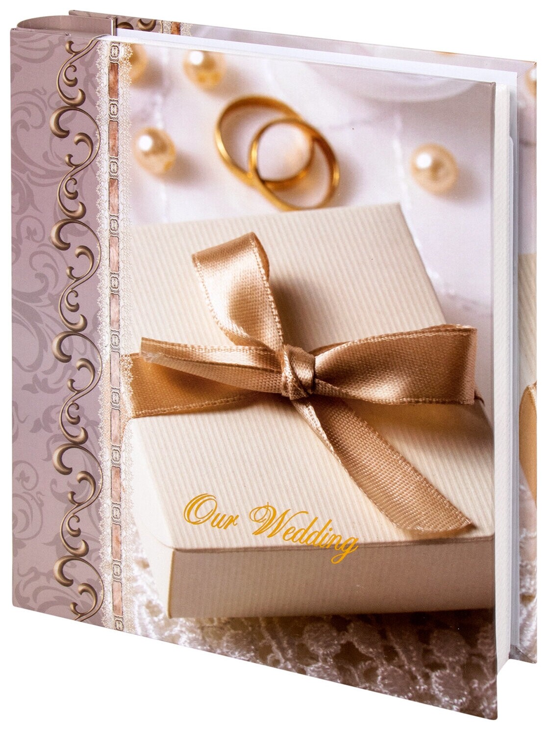 Фотоальбом на 200 фото Свадебный подарок  Brauberg