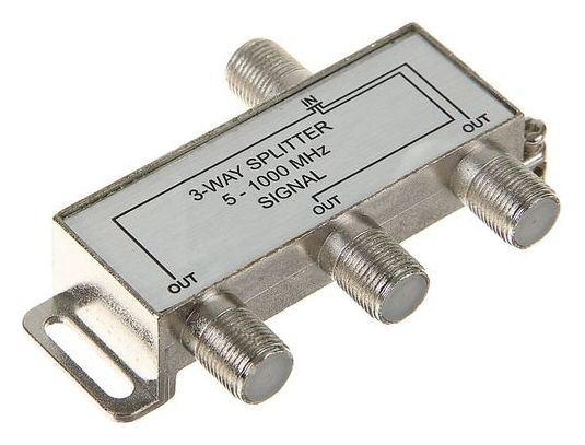 

Сплиттер "Сигнал" 3-way, 5-1000 мгц, 3 ТВ