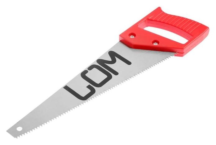 Ножовка по дереву Lom, пластиковая рукоятка, 7-8 Tpi, 300 мм
