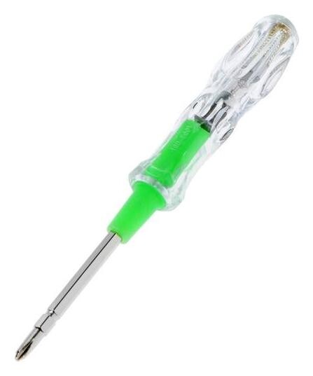 Отвертка индикаторная Tundra, пластиковая рукоятка, 155 мм  Tundra