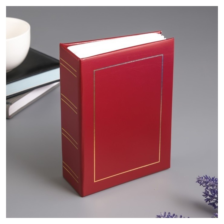 

Фотоальбом на 100 фото 10х15 см "Классика" красный