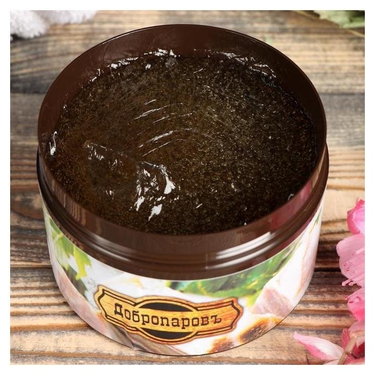 Мыло густое банное "Чёрное, дегтярное", 450 мл  Добропаровъ
