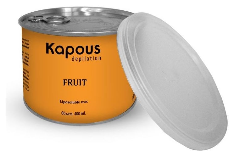 Жирорастворимый воск в банке "С ароматом зеленого яблока" Kapous Professional