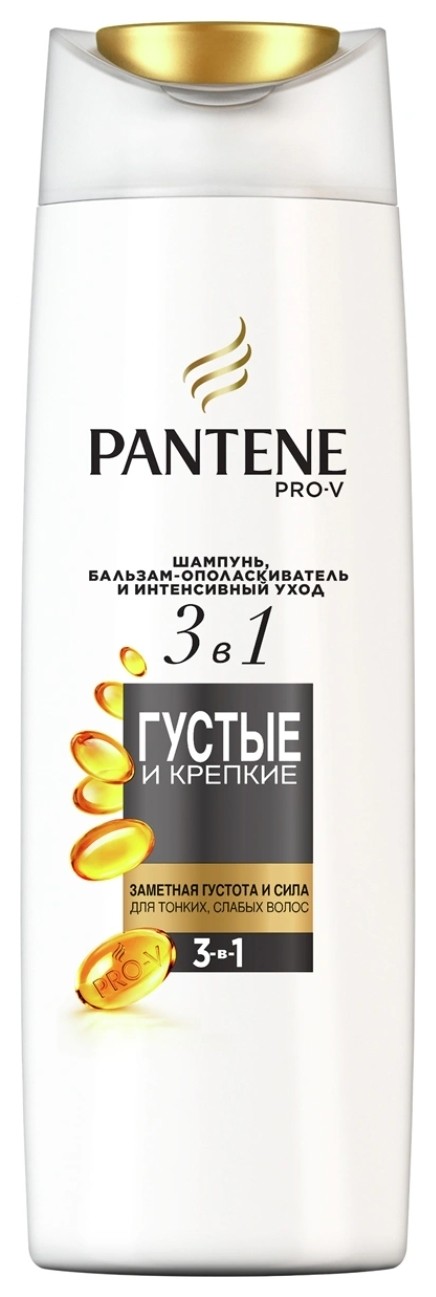

Шампунь Pro-V 3в1 для тонких и слабых волос