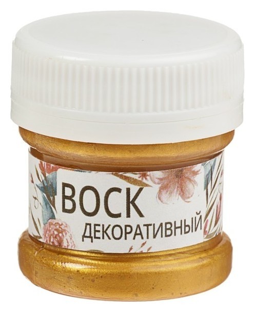 

Воск для патинирования, 25 мл, Wizzart, золото ацтек, Золотистый