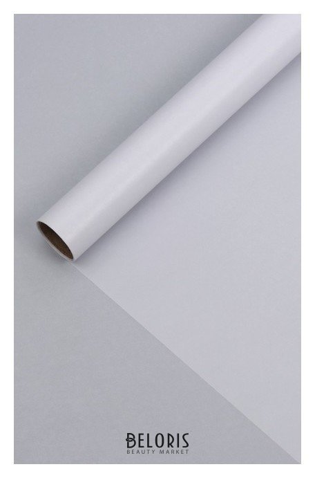 Бумага тишью водоотталкивающая, цвет белый, 58 см х 5 м 19 микрон Queen fair