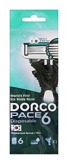 Станок для бритья одноразовый с 6 лезвиями Pace 6 Dorco