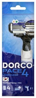 Станок для бритья одноразовый с 4 лезвиями Pace 4 Dorco