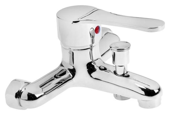 

Смеситель для ванны Zein Z90350152, картридж 35 мм, с душевым набором, хром, Хромированный