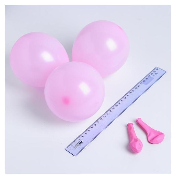 

Шар латексный 5", пастель, набор 100 шт., цвет светло-розовый