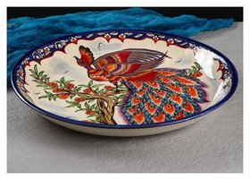 Ляган "Жар-птица" 36 см Риштанская керамика