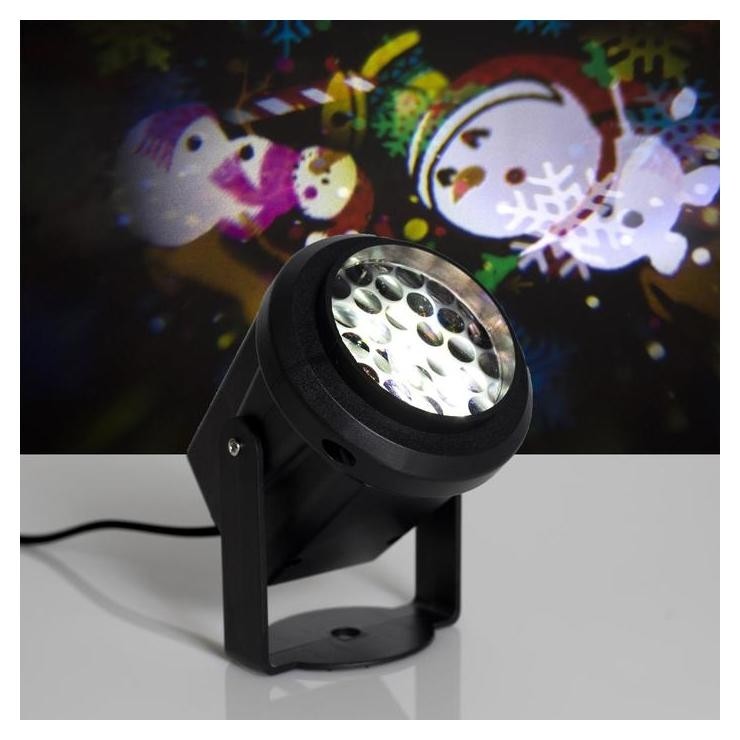 

Световой прибор, на подставке, 10х9х9, крутится, 220v, RGB