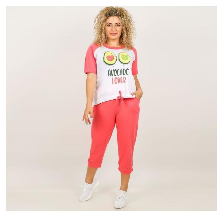 

Комплект женский (Футболка, бриджи), размер, Микс