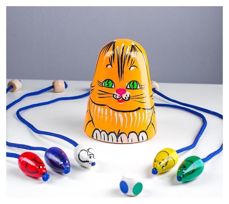 

Игра детская «Кошки-мышки» рыжая кошка