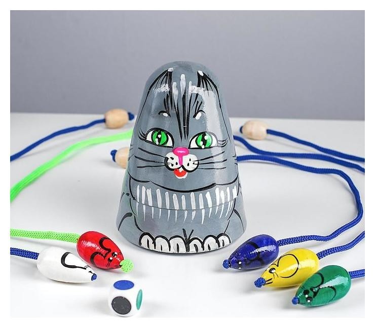 

Игра детская «Кошки-мышки» серый кот