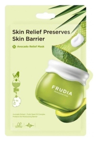 Маска для лица восстанавливающая с авокадо Relief Mask Frudia