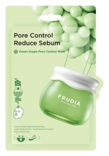 Маска с зеленым виноградом для лица себорегулирующая Pore Control Mask Frudia