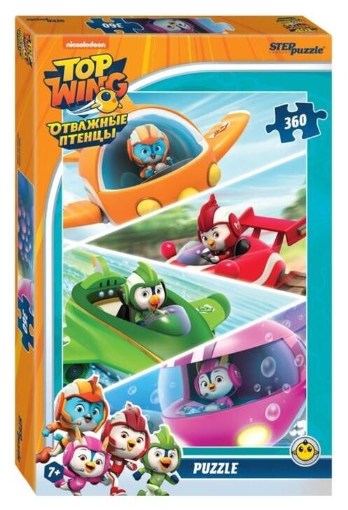 Пазл 360 элементов «Отважные птенцы»  Step puzzle