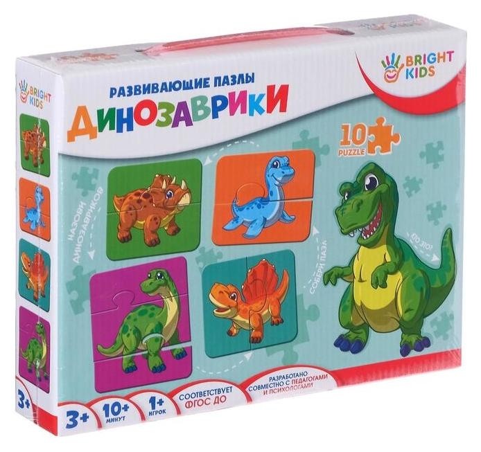 

Пазлы развивающие «Динозаврики»